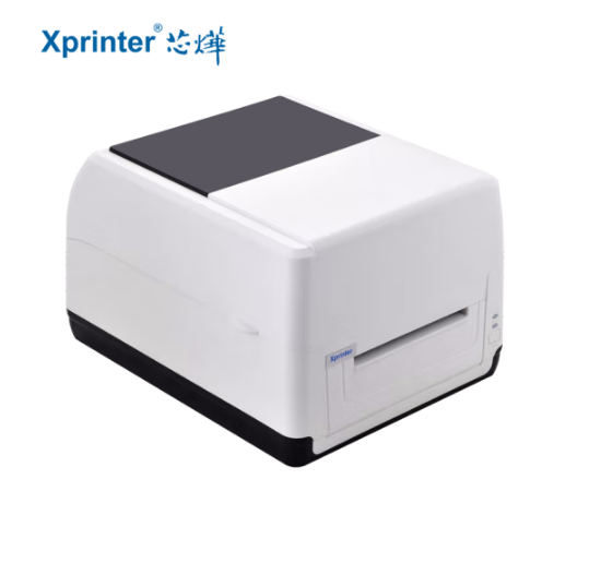 芯燁XP-TT429B 熱轉印條碼標簽打印機_服裝吊牌洗水嘜緞帶不干膠珠寶標銅版紙打印機